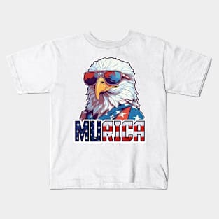 MURICA - Bald eagle number two Kids T-Shirt